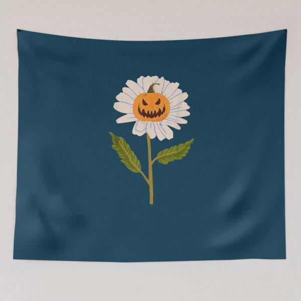 Item preview, Jack O lantern Halloween Pumpkin Daisy Flower   designed and sold by banhequoc22.