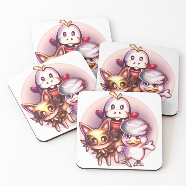 Item preview, Fucoco, Quaxly and Sprigatito designed and sold by Bex-The-Bandit.