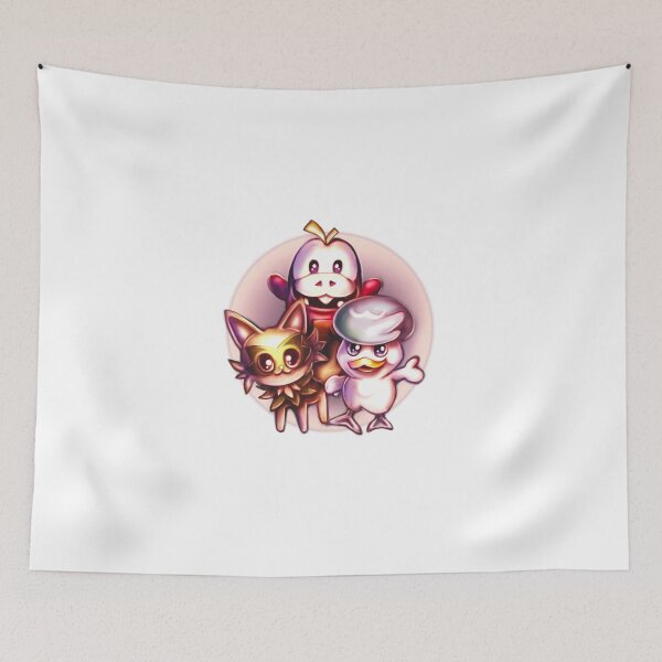 Item preview, Fucoco, Quaxly and Sprigatito designed and sold by Bex-The-Bandit.