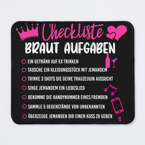 Item preview, Bride Checklist Tasks I Hen Party designed and sold by ChrisFeil.