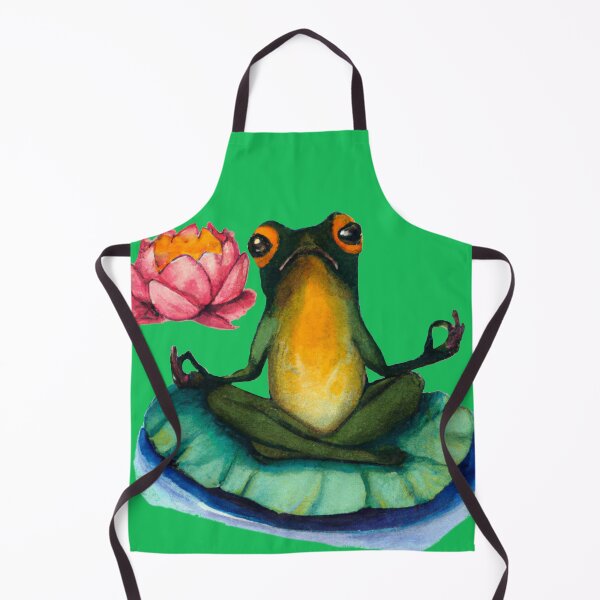 Item preview, Meditation frog-Edited AI generated art designed and sold by Frostp.