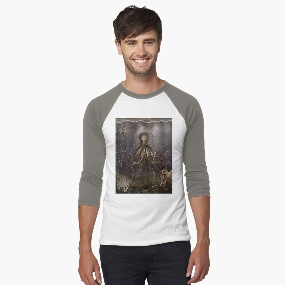 Item preview, Baseball ¾ Sleeve T-Shirt designed and sold by BonniePhantasm.
