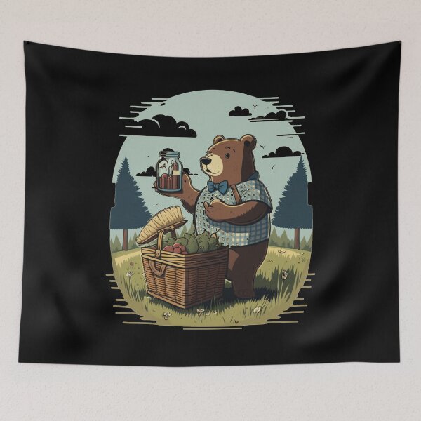 Item preview, Camping With Bears. designed and sold by DiamondPixel.