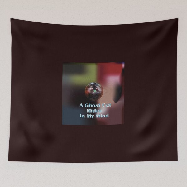 Item preview, A Ghost Cat Hides In My Mind designed and sold by market100.