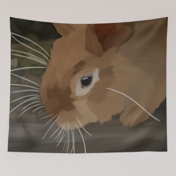 Item preview, Bunny in the Night designed and sold by monsterbasket.