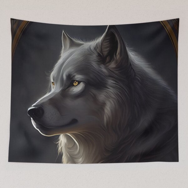 Item preview, Midnight Wolf designed and sold by OccultDreams.