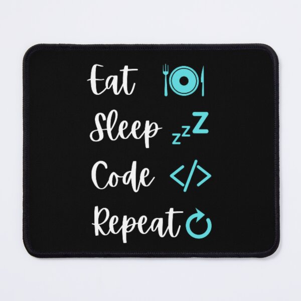 Item preview, Eat sleep code repeat - programmer - developer  designed and sold by TeePassion.
