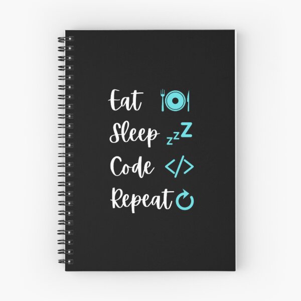 Item preview, Eat sleep code repeat - programmer - developer  designed and sold by TeePassion.