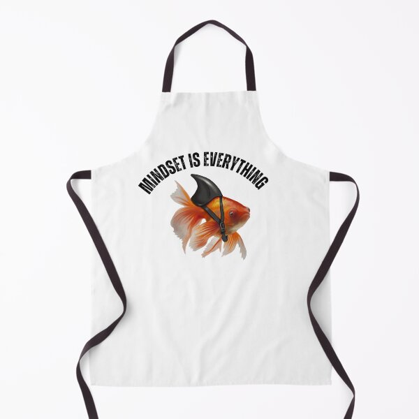 Item preview, Mindset Motivational quote Cute Goldfish Shark designed and sold by Logiamerch.