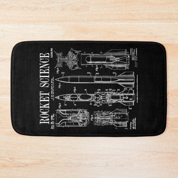 Item preview, Rocket Science Engineer Scientist Vintage Patent Print designed and sold by GrandeDuc.