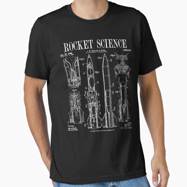 Item preview, Rocket Science Engineer Scientist Vintage Patent Print designed and sold by GrandeDuc.