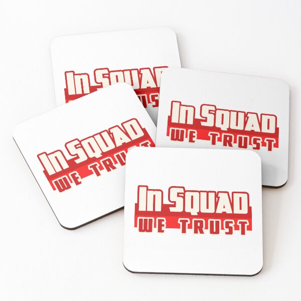 Item preview, In squad we trust designed and sold by Hit-Fun.