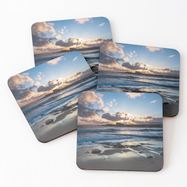 Item preview, Dawn Light at Eyemouth, North Sea Coast designed and sold by Kasia Design.