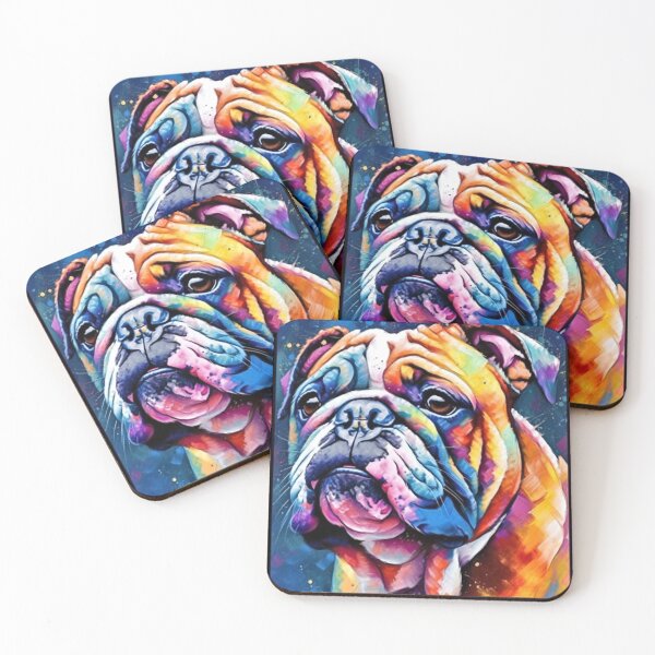 Item preview, Abstract English Bulldog designed and sold by DreamlikeDesign.