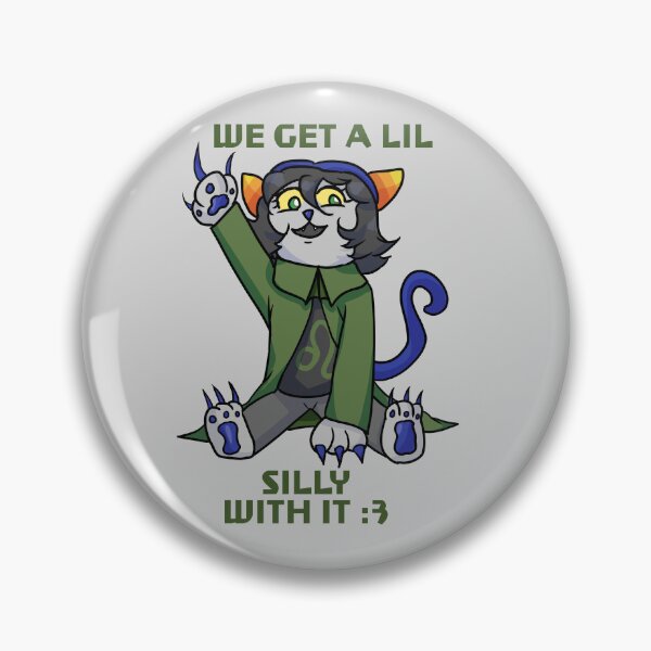 Item preview, Homestuck Nepeta Leijon Get A Lil Silly With it Shirt Sticker and Others designed and sold by nhitori.