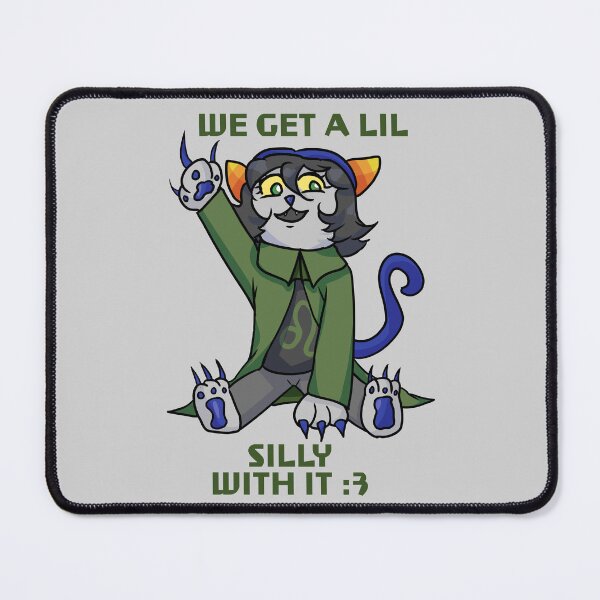 Item preview, Homestuck Nepeta Leijon Get A Lil Silly With it Shirt Sticker and Others designed and sold by nhitori.