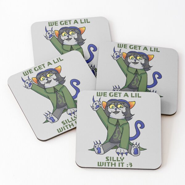 Item preview, Homestuck Nepeta Leijon Get A Lil Silly With it Shirt Sticker and Others designed and sold by nhitori.
