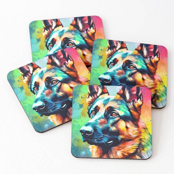 Item preview, Abstract German Shepherd  designed and sold by DreamlikeDesign.