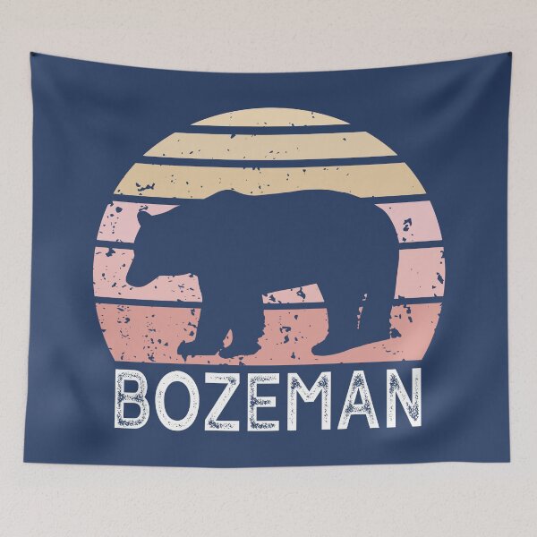 Item preview, Bozeman Montana Retro Bear designed and sold by Esskay Designs.