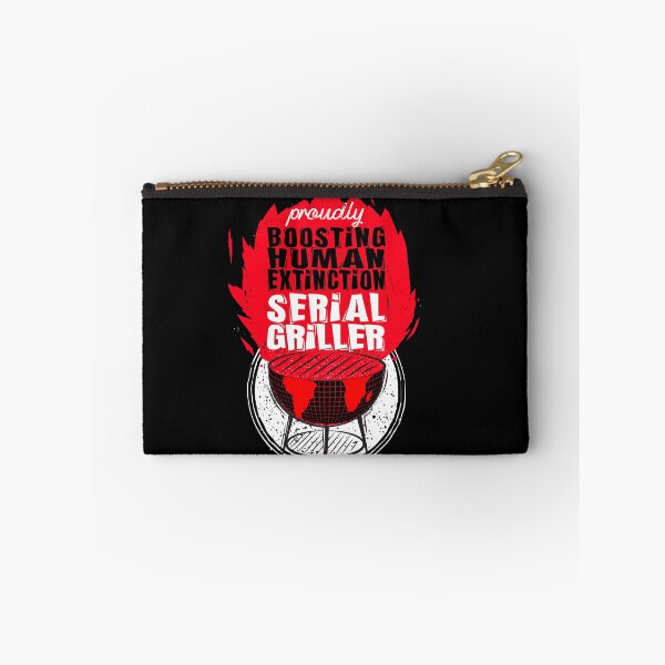 Item preview, proudly boosting human extinction serial griller designed and sold by themoniae.