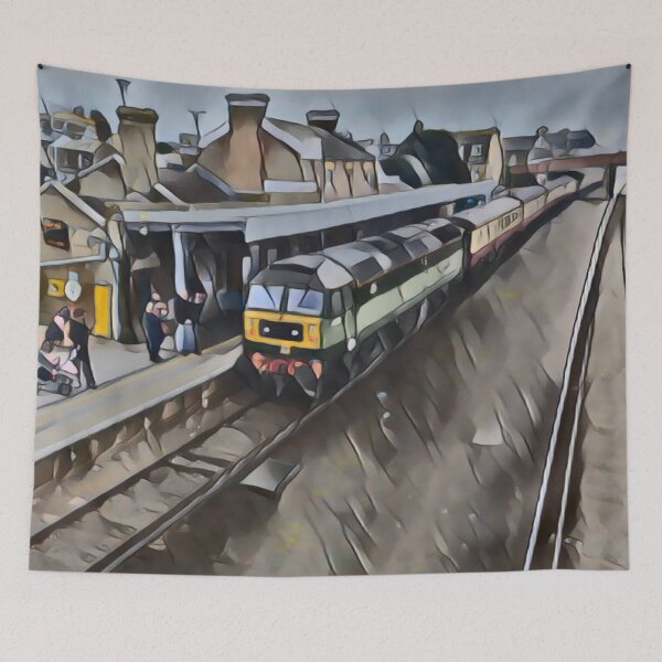 Item preview, Class 47 Green Special In Retro Pop designed and sold by Fearless-Fox.