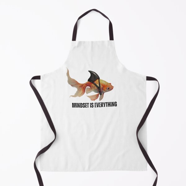Item preview, Mindset Motivational quote Cute Goldfish Shark designed and sold by Logiamerch.