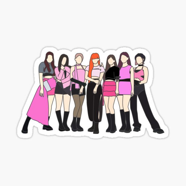 BLACKPINK DDU DU DDU DU ROSÉ STICKER BLACKPINK DDU DU DDU DU ROSÉ STICKER