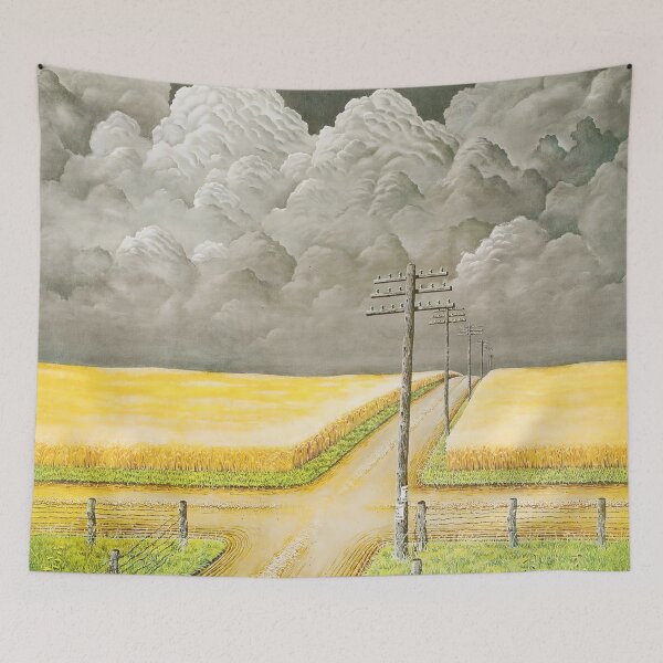 Item preview, Fields With Overcast Clouds designed and sold by Glennpowel.