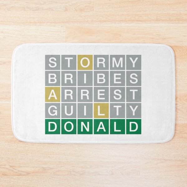 Item preview, Stormy Daniels and Donald Trump bribery and arrest designed and sold by FontGraphics.