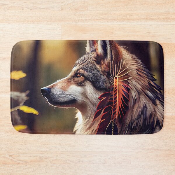 Item preview, Native Wolf designed and sold by OccultDreams.