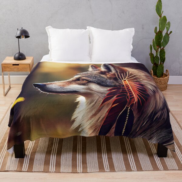 Item preview, Native Wolf designed and sold by OccultDreams.