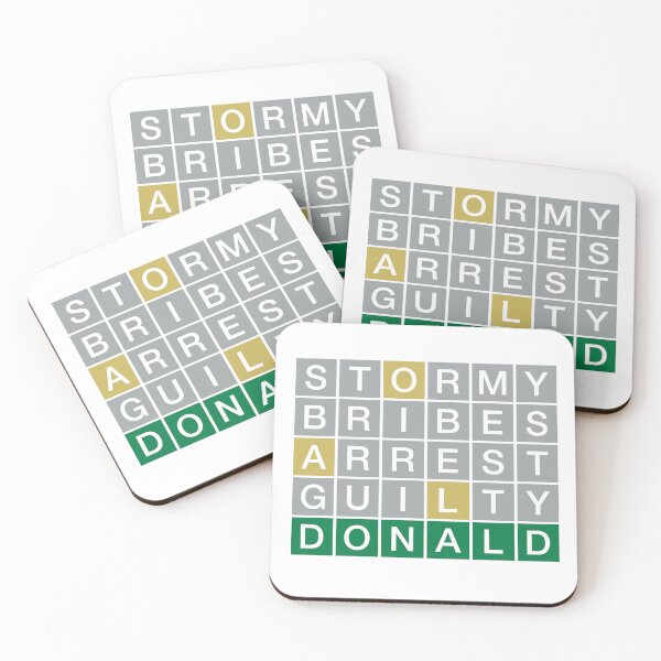 Item preview, Stormy Daniels and Donald Trump bribery and arrest designed and sold by FontGraphics.