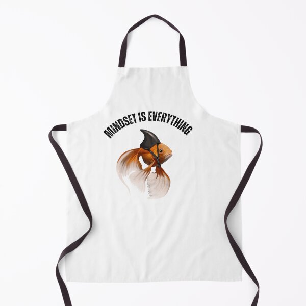 Item preview, Mindset Motivational quote Cute Goldfish Shark designed and sold by Logiamerch.