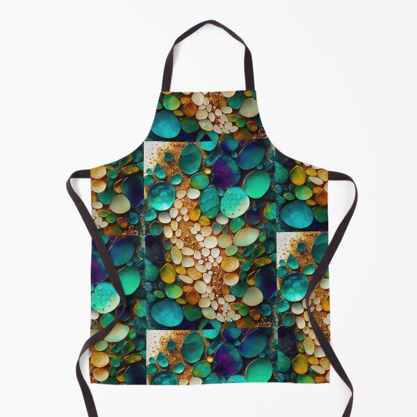 Artikelvorschau, Pointillism seaglass golden streams abstract entworfen und verkauft von Piotrek0001.