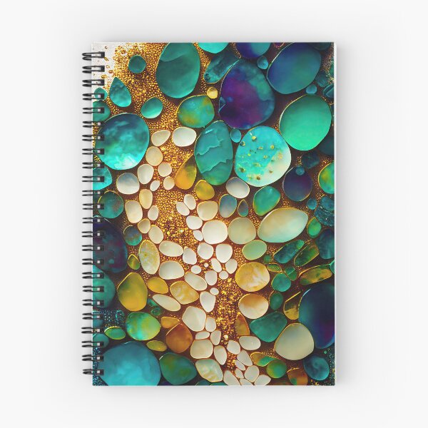 Artikelvorschau, Pointillism seaglass golden streams abstract entworfen und verkauft von Piotrek0001.