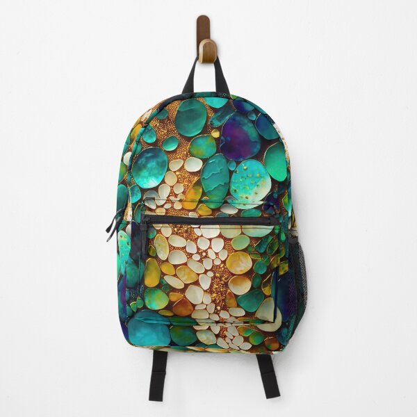 Artikelvorschau, Pointillism seaglass golden streams abstract entworfen und verkauft von Piotrek0001.