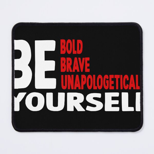 Item preview, Be bold be brave quote design designed and sold by DopeDesign111.