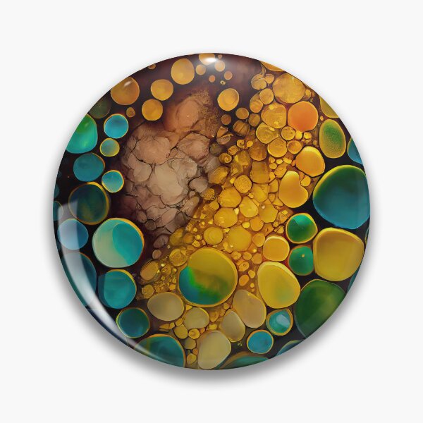 Item preview, Pointillism seaglass golden streams abstract designed and sold by Piotrek0001.