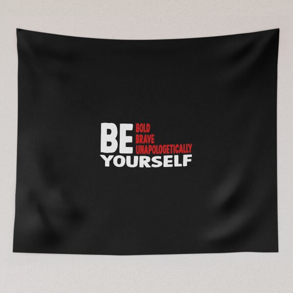 Item preview, Be bold be brave quote design designed and sold by DopeDesign111.