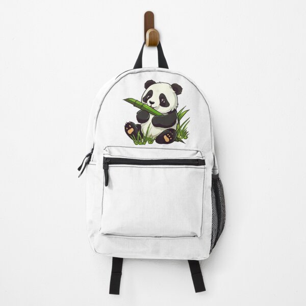 Item preview, Pegatina Un lindo panda está comiendo bambú. designed and sold by JumpLoe.
