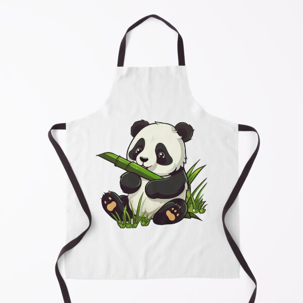 Item preview, A cute panda is eating bamboo sticker designed and sold by JumpLoe.