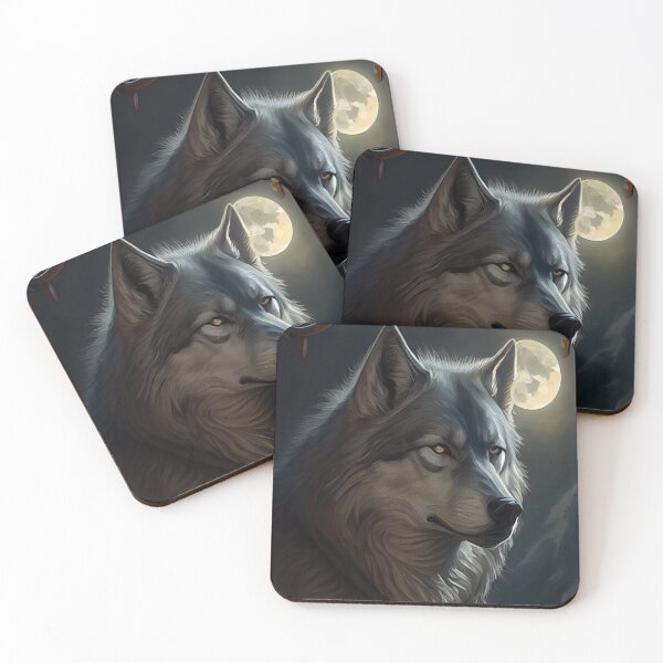 Item preview, Full Moon Wolf designed and sold by OccultDreams.