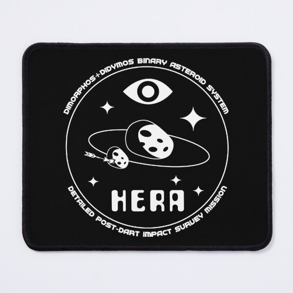 Item preview, ESA HERA mission logo (white) designed and sold by SolidEarthArt.