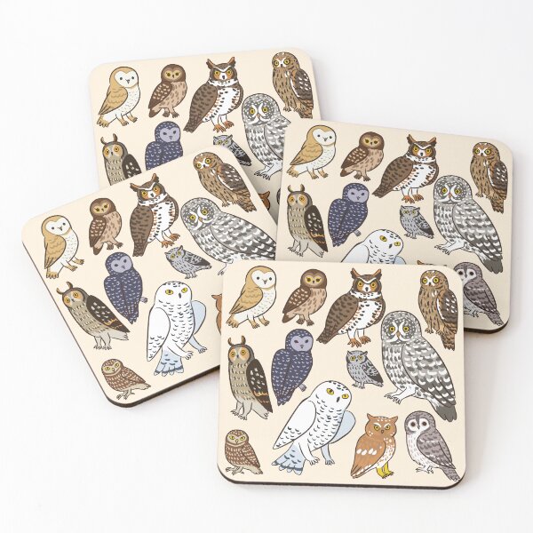 Item preview, Cute owls pattern  designed and sold by Yarafantasyart.