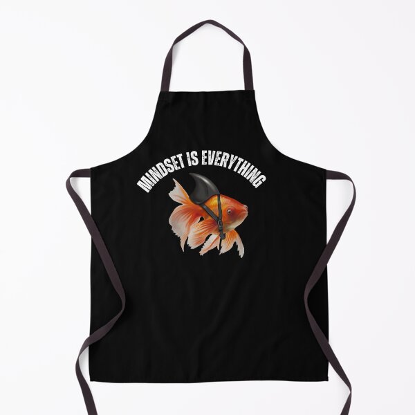 Item preview, Mindset Motivational quote Cute Goldfish Shark designed and sold by Logiamerch.