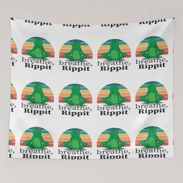 Item preview, Funny yoga frog, Yoga instructor, big green frog. designed and sold by cocochi.