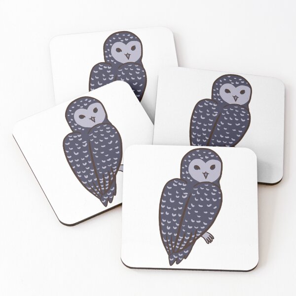 Item preview, Greater sooty owl illustration  designed and sold by Yarafantasyart.