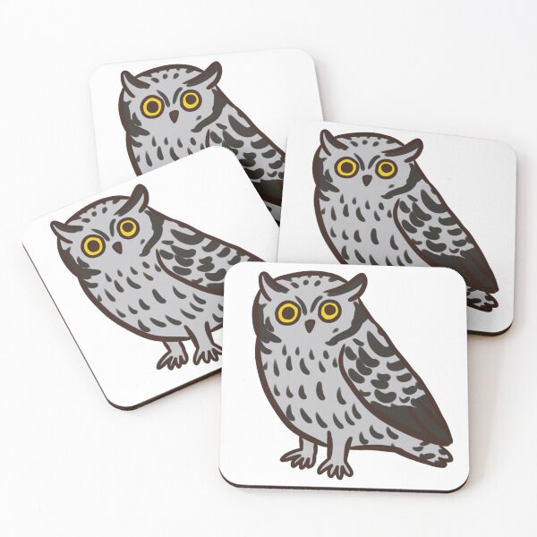 Item preview, Western Screech Owl illustration  designed and sold by Yarafantasyart.