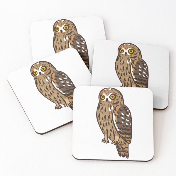 Item preview, short-eared owl illustration  designed and sold by Yarafantasyart.