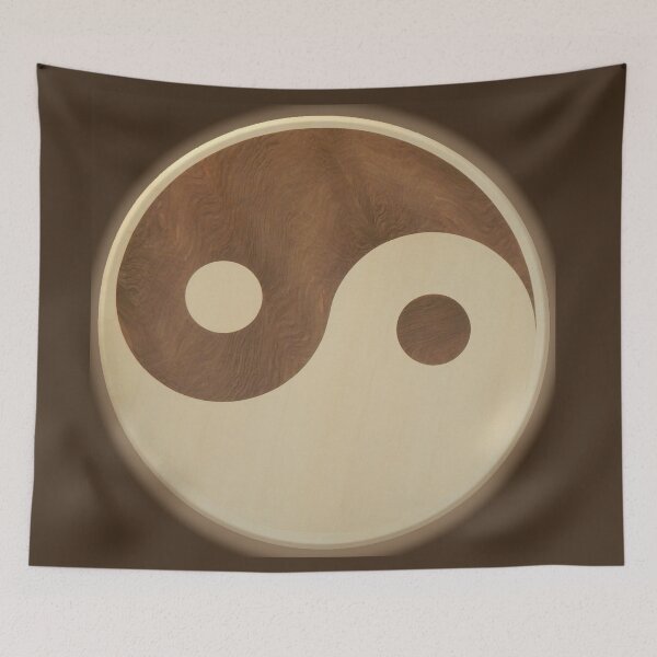Item preview, Jin jang wooden marquetry art design designed and sold by Andulino.